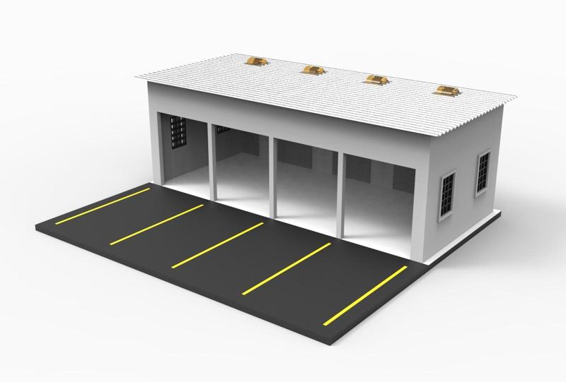 Pit Garage - Diorama 1/64