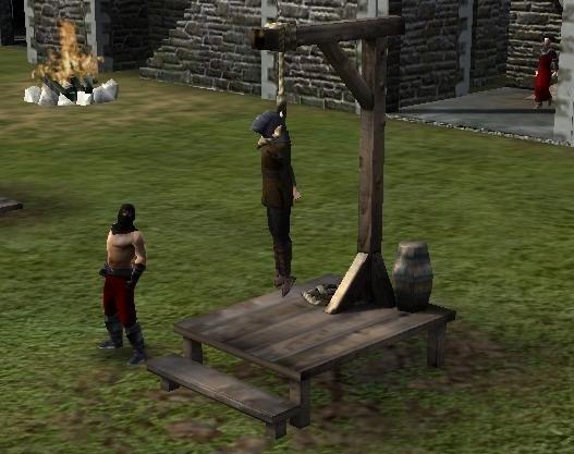 Stronghold - torture gallows