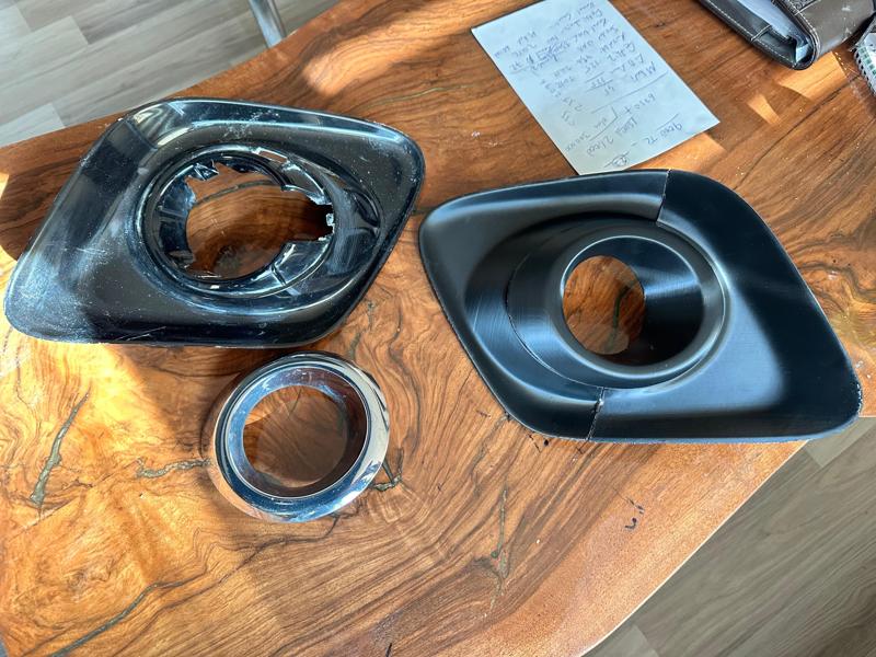 renault clio4 gt line front fog light cover