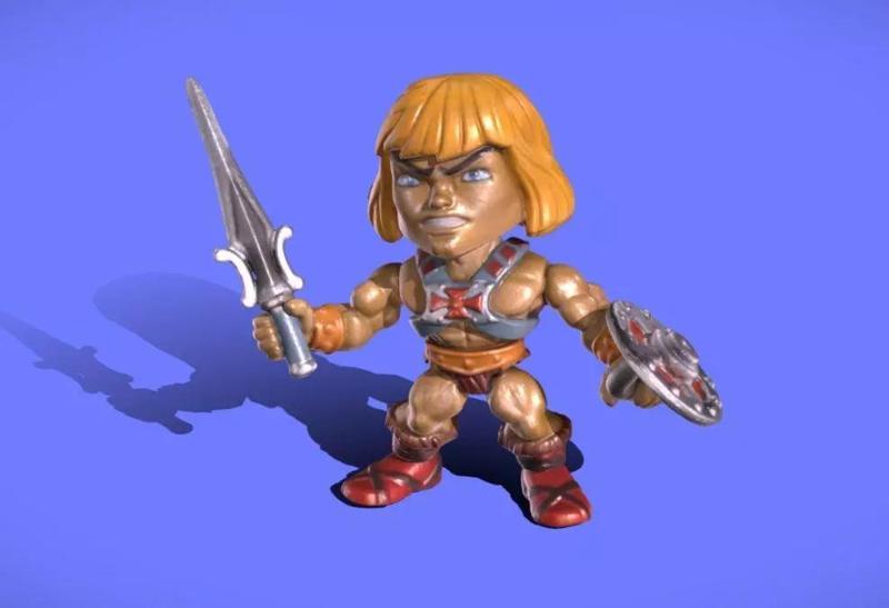 He-man Stylized Minifigure - 3D SCAN