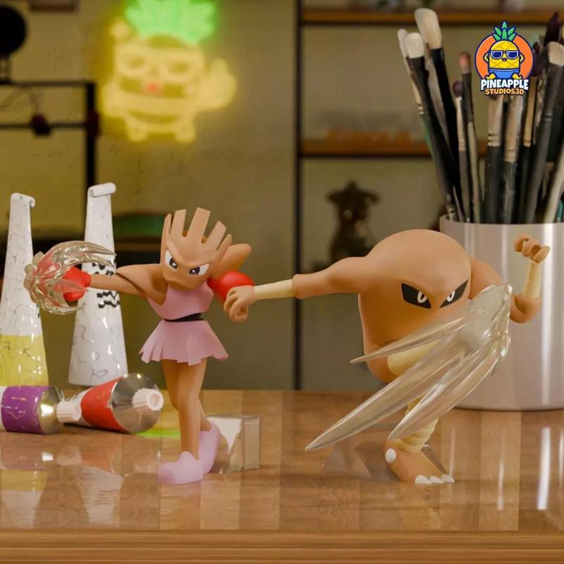 hitmonlee and hitmonchan