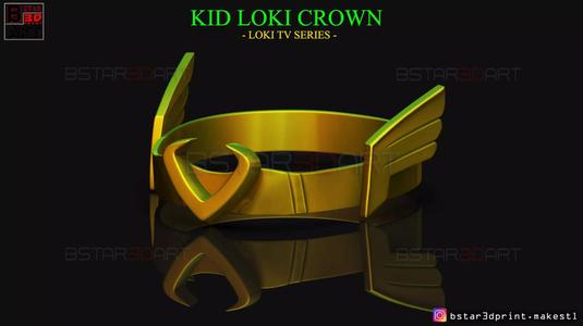 KID Loki Crown - Loki TV series 2021 - Marvel Comics