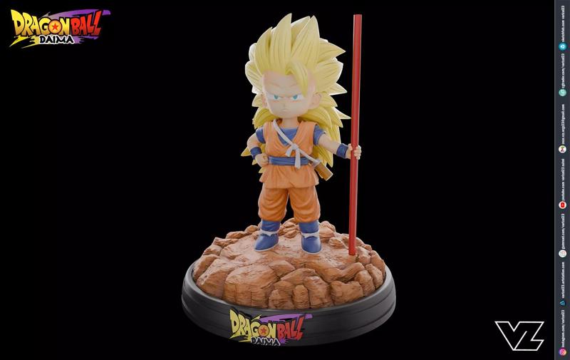 Kid Goku Super Saiyan 3 - Dragonball Daima