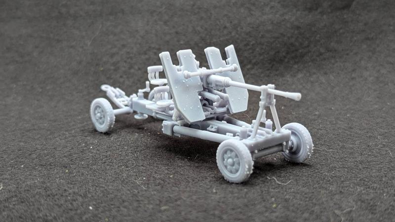 Bofors 40mm anti-aircraft gun - Wz.36 (Sweden, Poland, WW2)