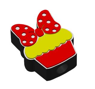 Cupcake with Bow Straw Topper 2 sizes 3MF File included