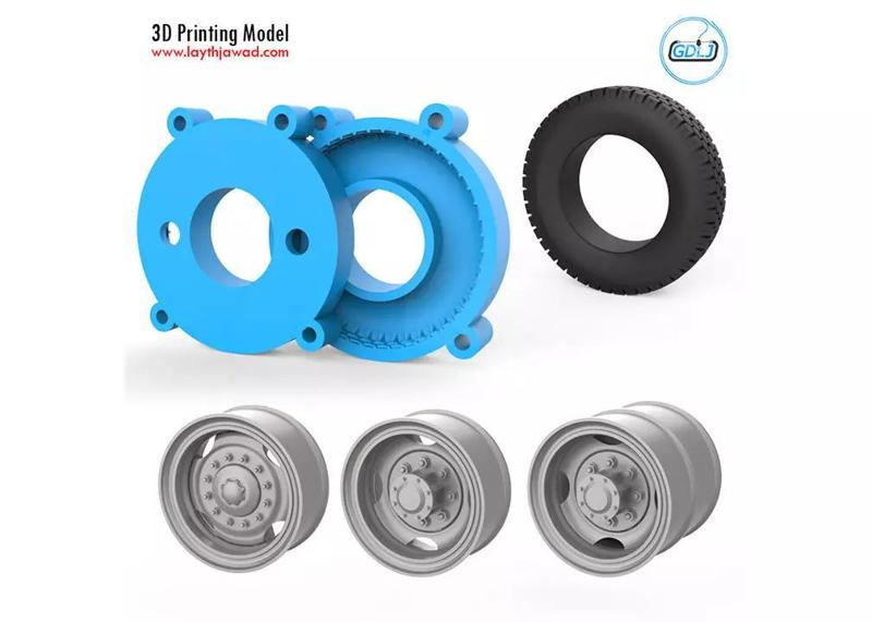 Truck Tire Mold With 3 Wheels