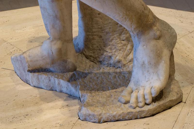 Feet of the MIA Doryphoros by Polykleitos