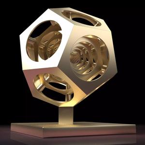 Dodecho metal cube
