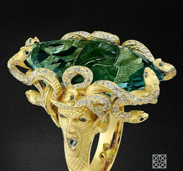 Versac Snake Head Ring