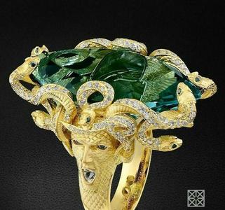 Versac Snake Head Ring