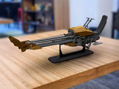 Star Wars book of Boba Fett Speeder bike 3D printing file