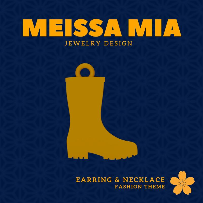 Strut in Style – 3D Print File for Shoes Earrings & Necklace - Shoes Earring - sneaker Necklace - Girl's Footware Fashion