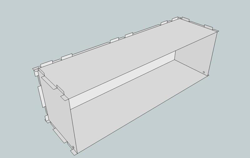 Eurorack Lasercut Case 84HP 3U 123mm