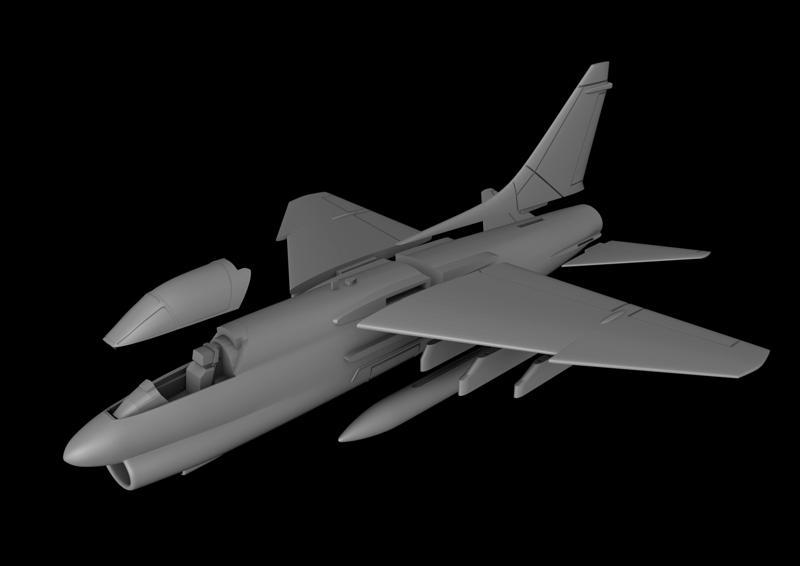 A-7 Corsair II Scale 1:72 Printable Stl Files
