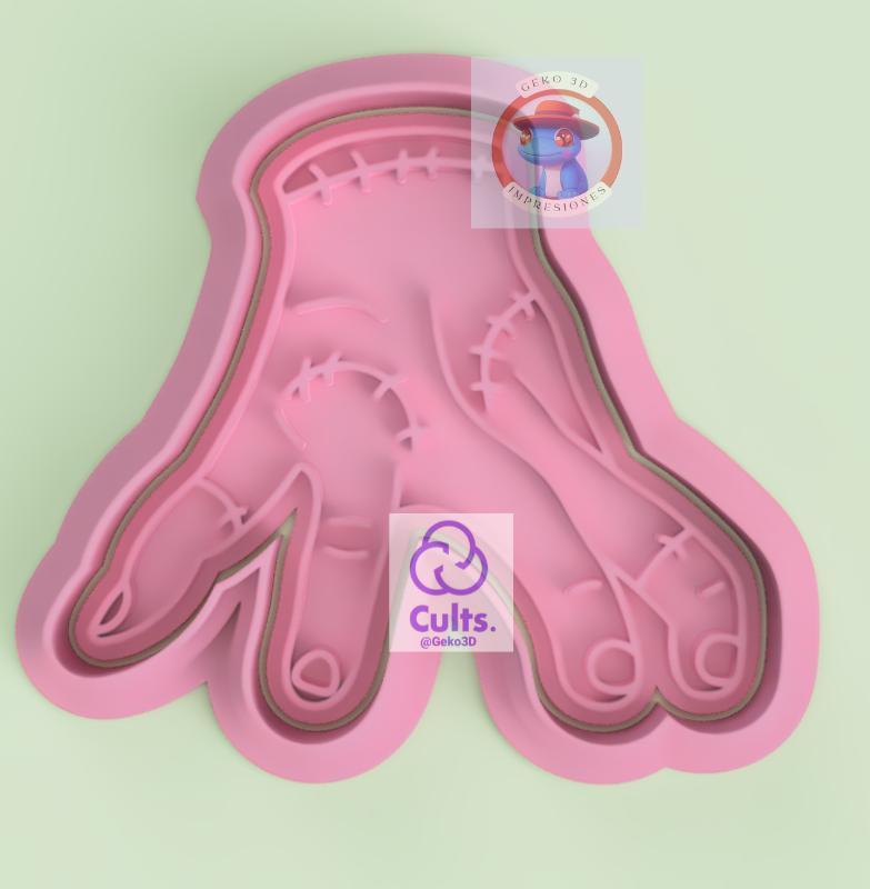 Addams Finger Cutter (Thing Addams cookie cutter)