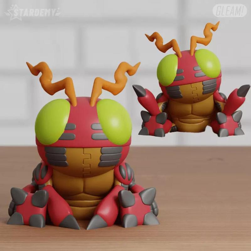 Tentomon Chibi 2 Models Digimon Easy Print