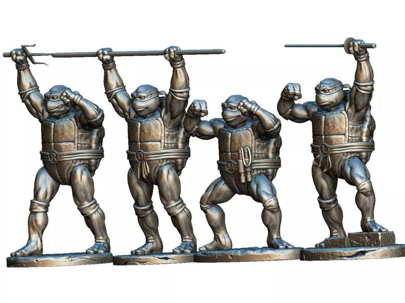 TURTLES 1987 set stl for 3d print