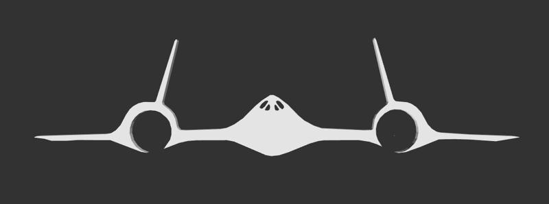 SR-71 Blackbird Wall Art