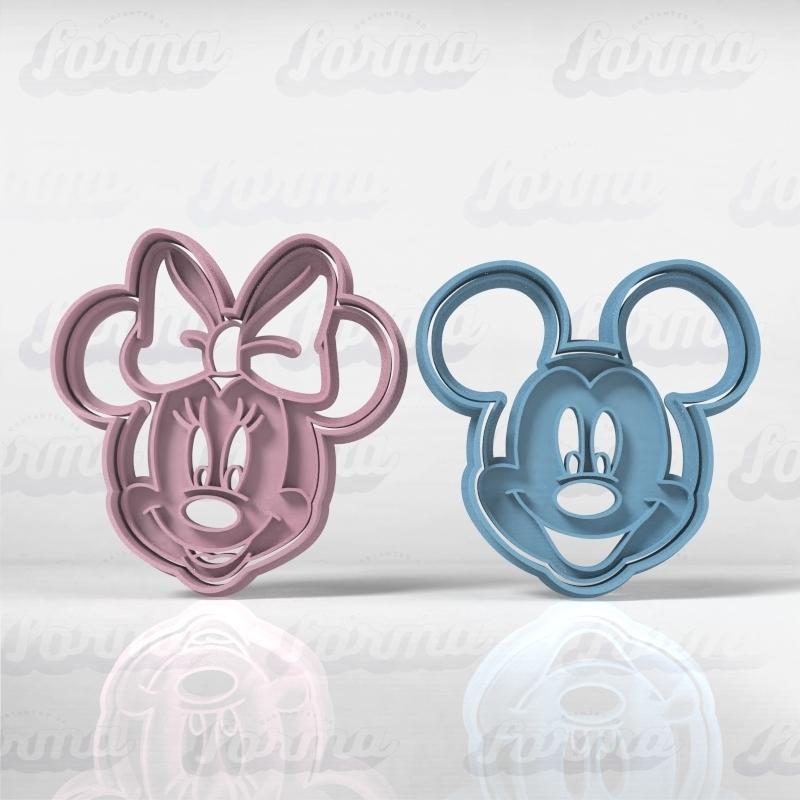 Mickey and Minnie Disney Cookie Cutter / Cutters