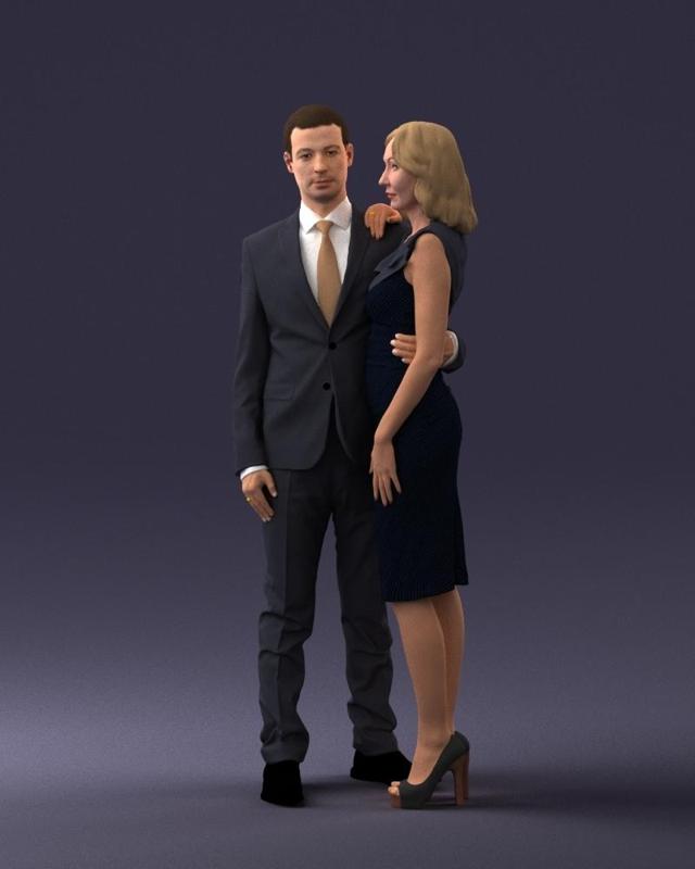 000102 Elegant Couple in Formal Attire 0109