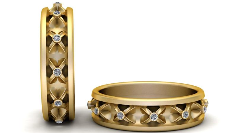 ROUND RING PANDANT 3D PRINTABLE MODAL