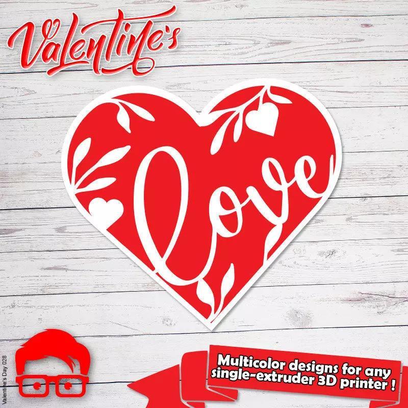 Valentines Day heart ornament gift for your loved one