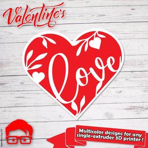 Valentines Day heart ornament gift for your loved one