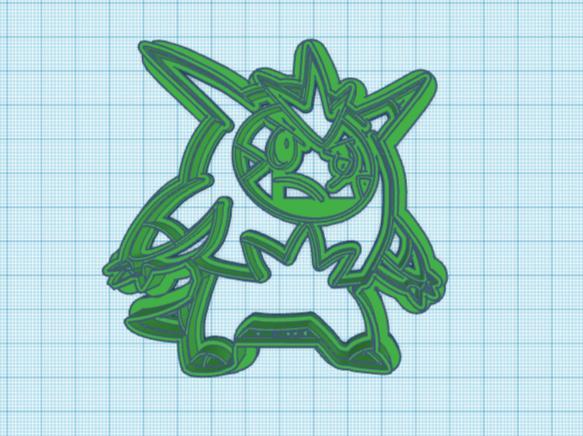 Pokemon: Quiladin Cookie Cutter