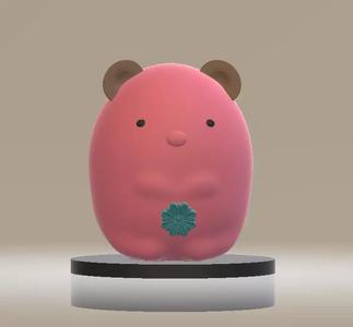 pink Pochacco  toy 3d printable model