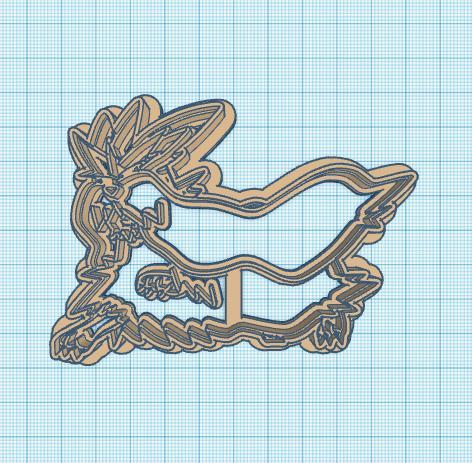 Pokemon: Stoutland Cookie Cutter