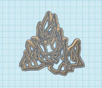 Pokemon: Gigalith Cookie Cutter
