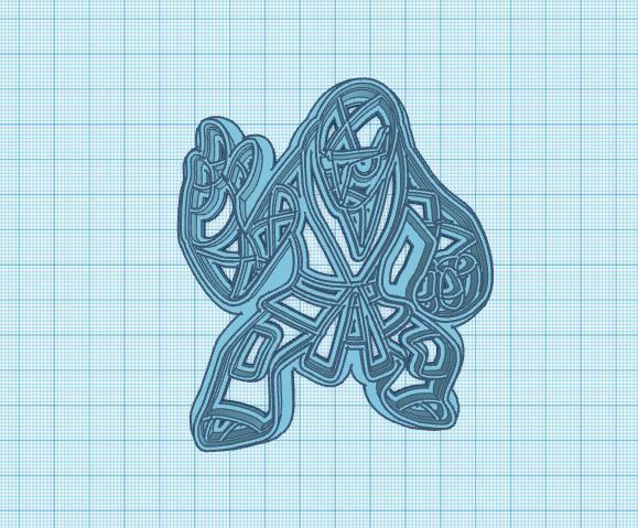 Pokemon: Sawk Cookie Cutter