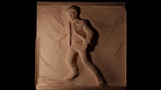 Marty McFly CNC 3d Print High Relief Sand Casting