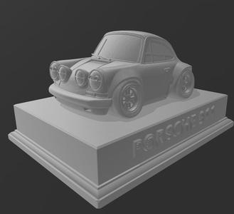 PORSCHE 911 CARTOON COLLECTION CAR