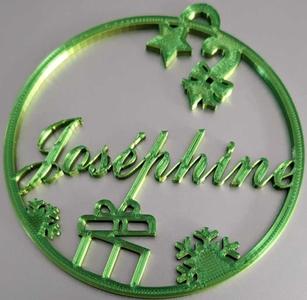 Personalized Christmas bauble "Josephine