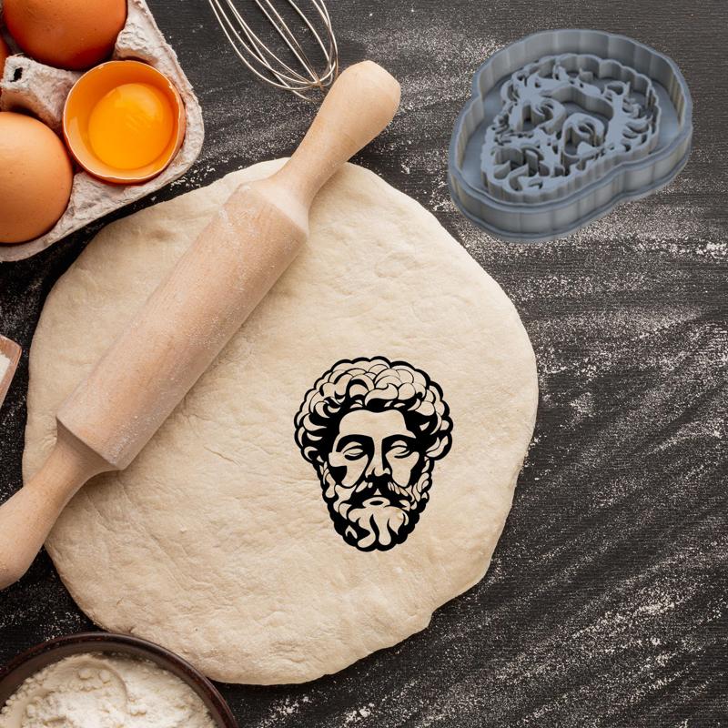 MARCUS AURELIUS COOKIE CUTTER PASTRY DOUGH BISCUIT SUGAR FOOD