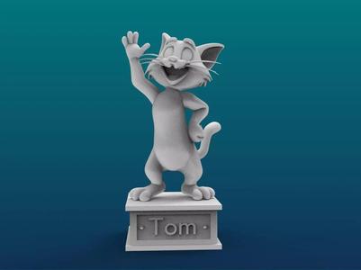 Tom Cartoon Figure Print 3D Printer