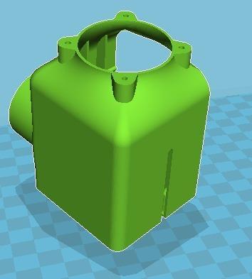 Ultimaker Extruder Stepper Motor Cooling Fan Shroud