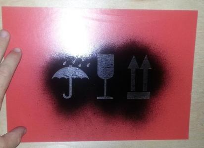 Stencil for marking