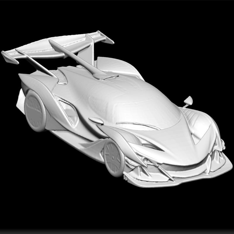 car - modern car -  apollo intensa emozione orange dragon 2020