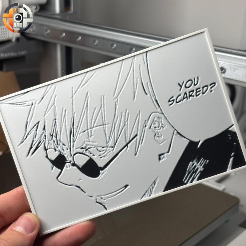 GOJO SATORU | JUSUTSU KAISEN - HUEFORGEENTHUSIAST - MANGA PANEL