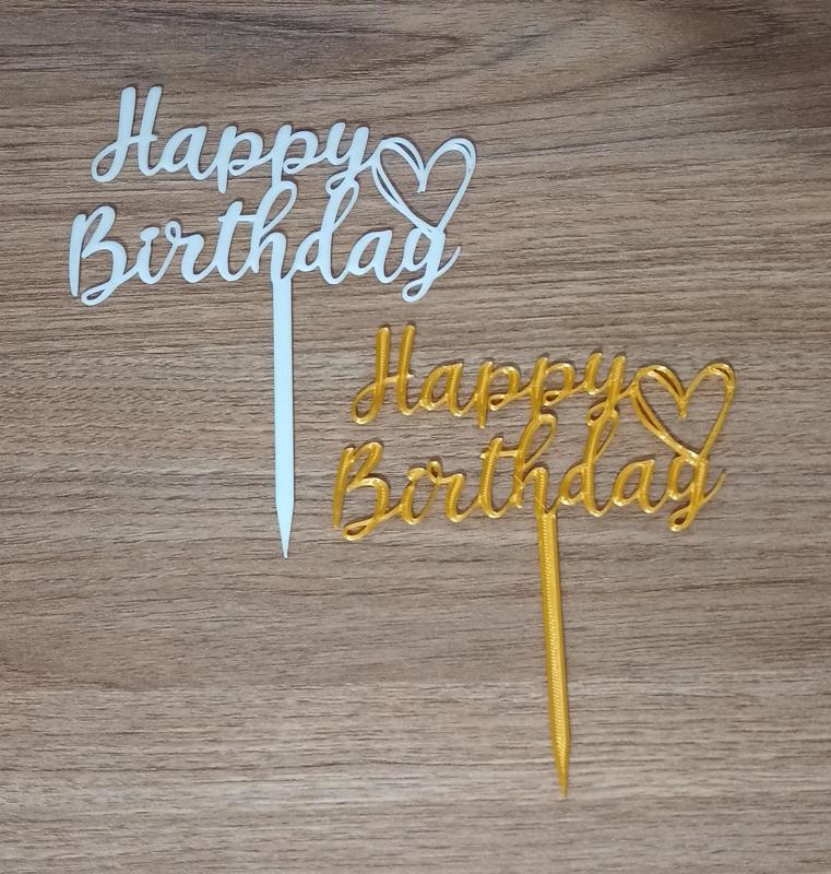 happy birthday topper