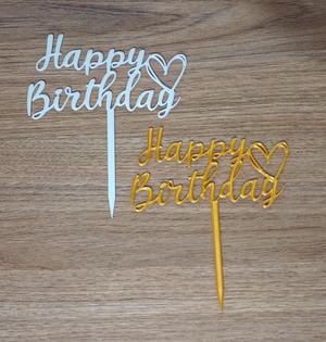 happy birthday topper