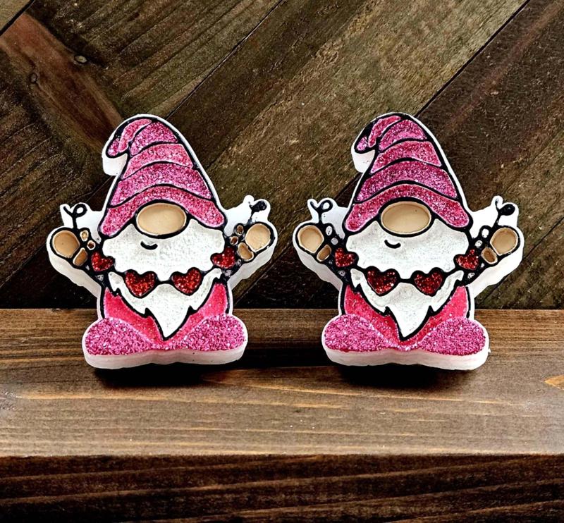 Valentine Gnome Vent Clips Freshie Mold - 3D Model Mold Box for Silicone Freshie Moulds
