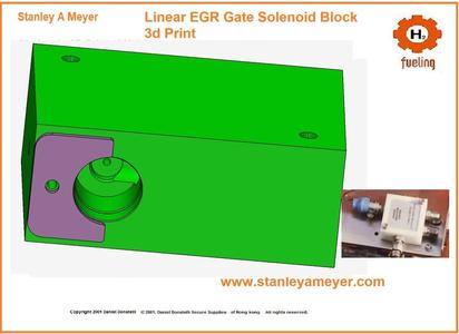 PRINT ME Stan Stanley A Meyers EGR Solenoid Gate Gas Rail Box