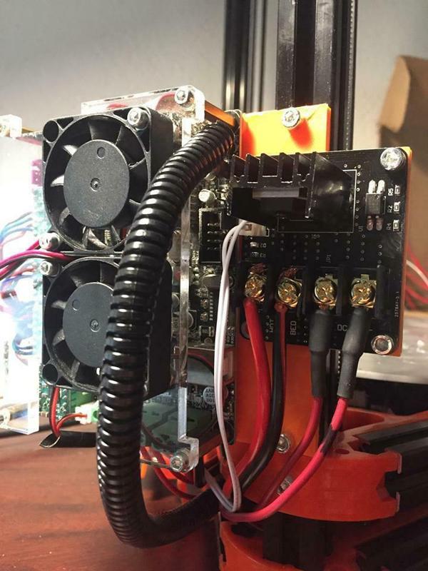 FLSUN Delta RAMPS 1.4 & MOSFET Mounting Plate