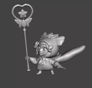Pajama Guardian Lulu 3D Model
