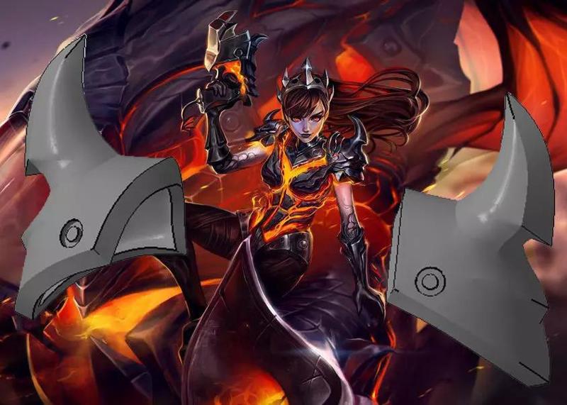 Overwatch DVa Cosplay - Destroyer Shoulder pads