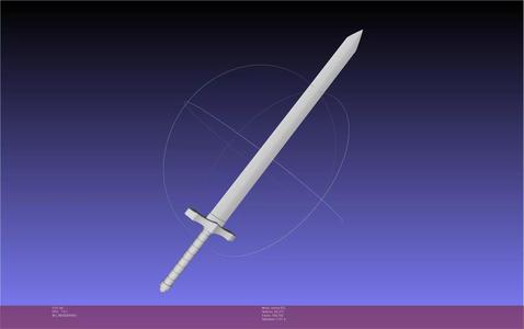 Solo Leveling Sword Intact And Broken Assembly