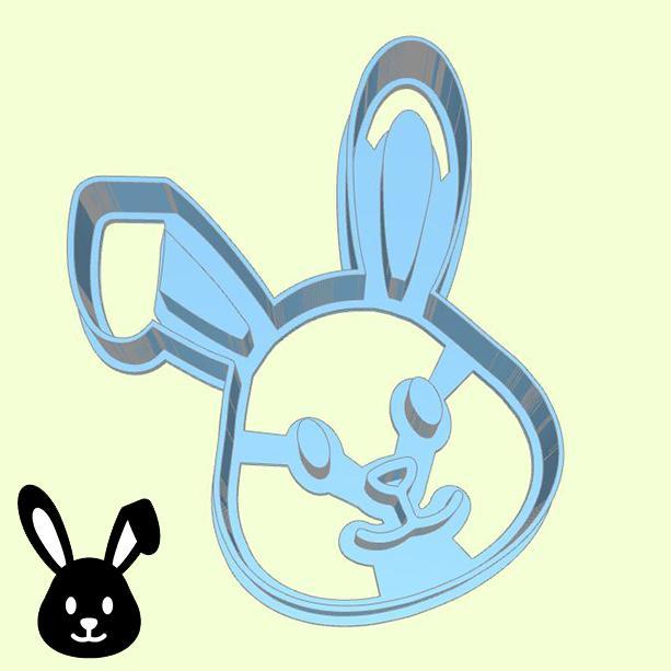 Easter (pascha) cookie cutters - easter bunny (style 9)